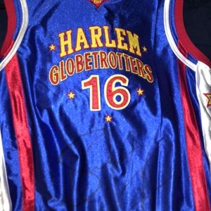 Signed Harlem Globetrotters “Scooter” #16 Jersey